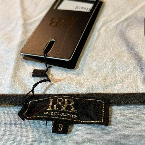 Lucky & Blessed Mini Dress, Spaghetti Straps, Green Tan & Black Camo, NWT Small - Picture 5 of 8